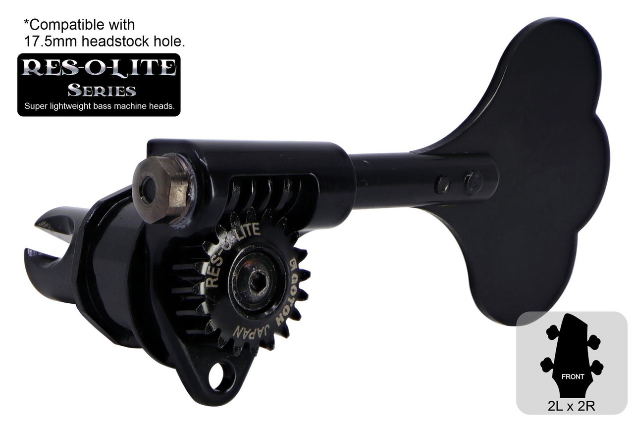GOTOH GRL510C-12 Res-o-Lite Open Gear Bass Tuner Clover