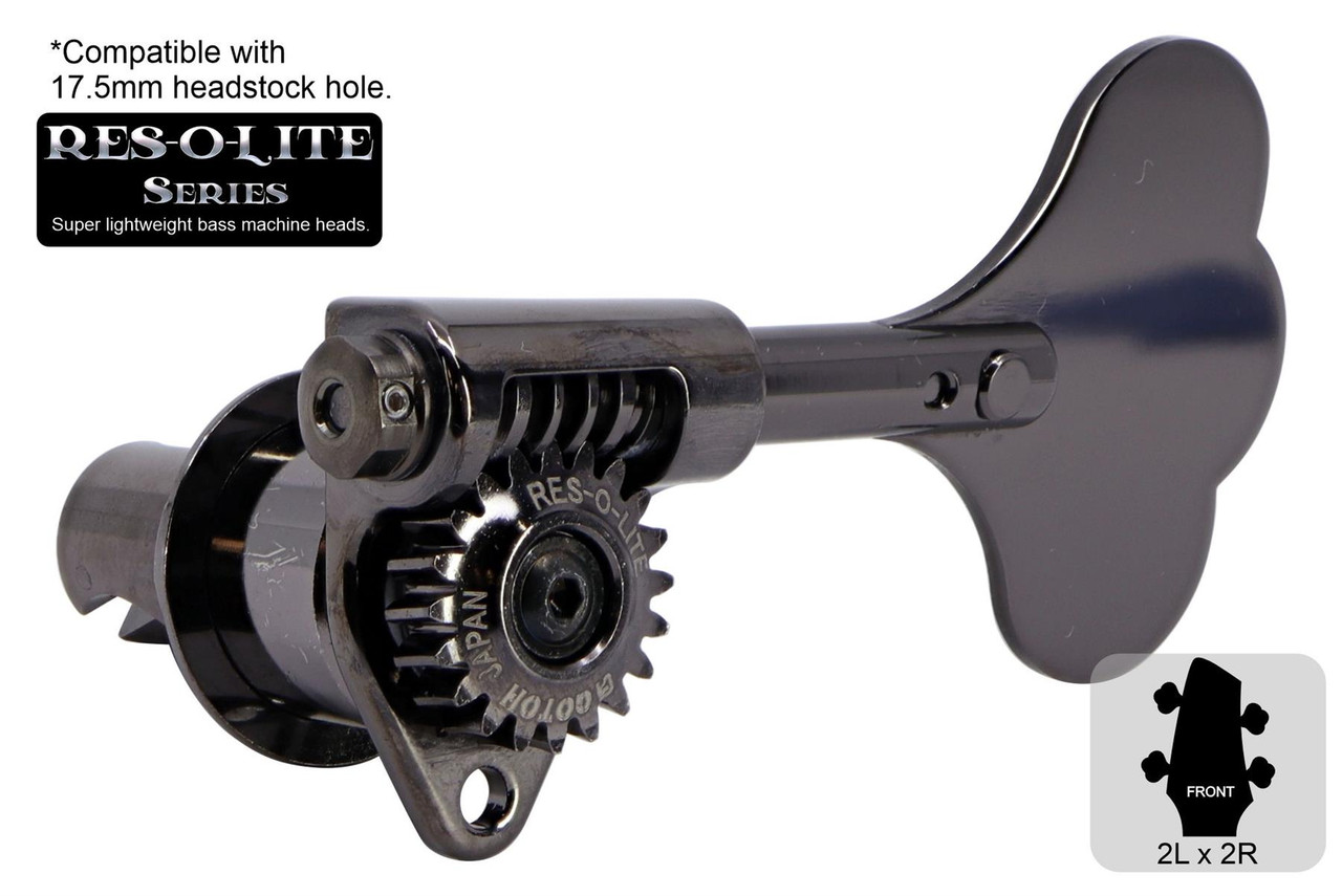 GOTOH GRL510C-12 Res-o-Lite Open Gear Bass Tuner Clover