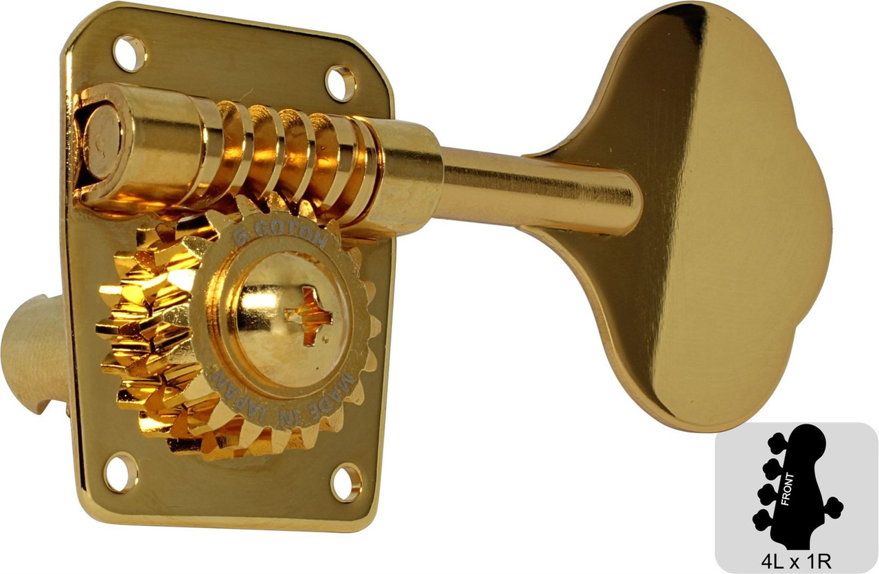 GOTOH GB10 Bass Tuning Machines Tuners - Preconfigured Sets