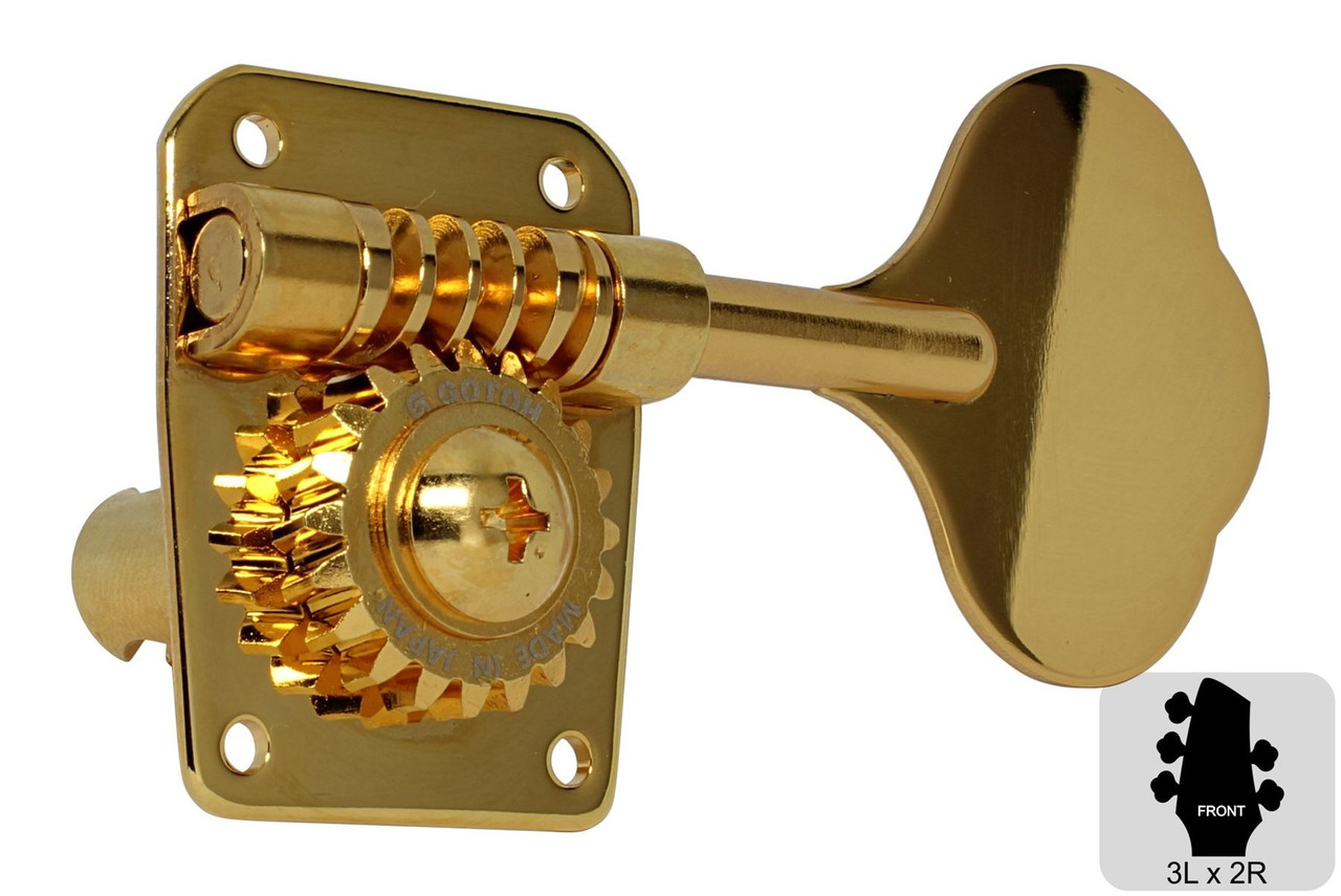 GOTOH GB10 Bass Tuning Machines Tuners - Preconfigured Sets