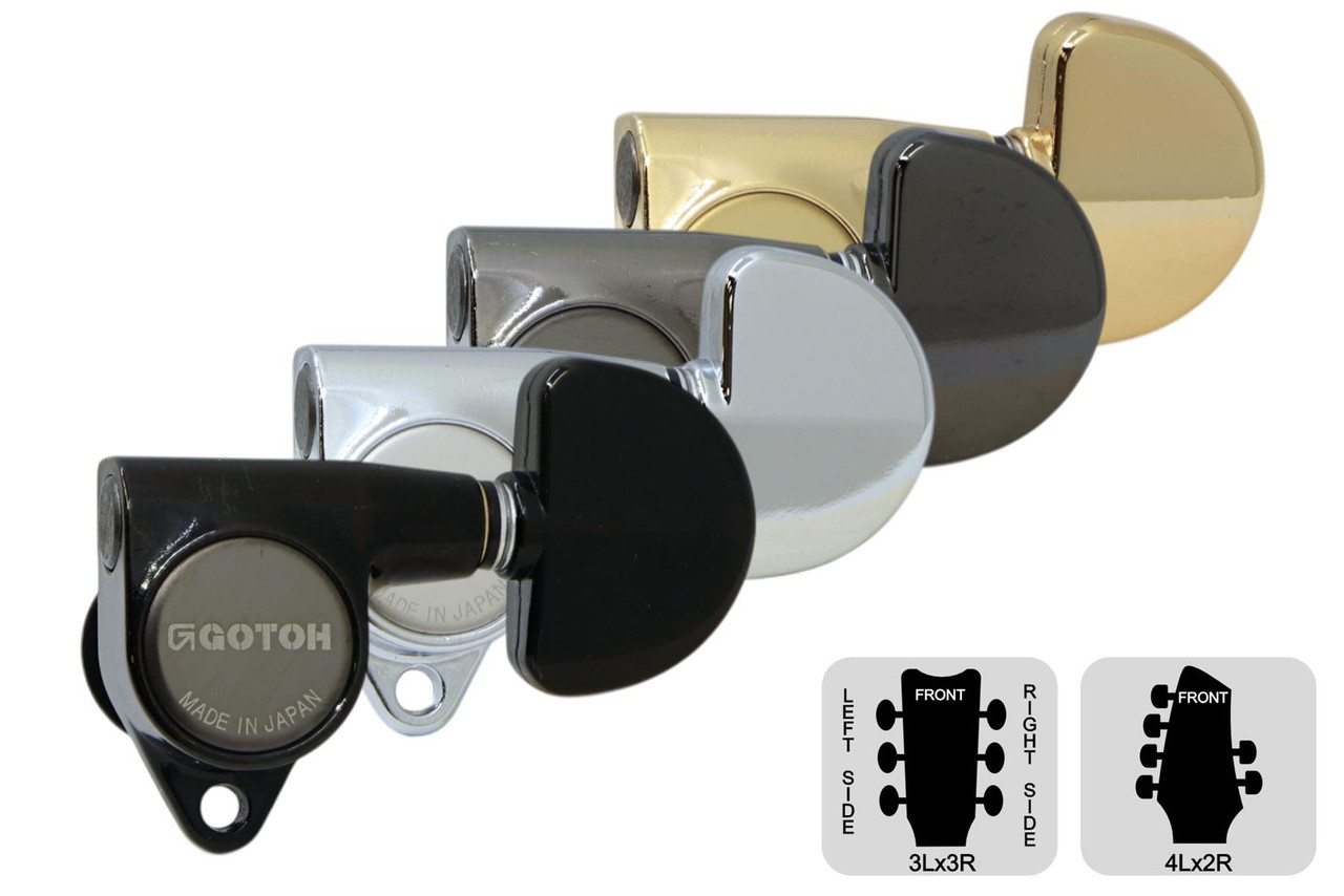 GOTOH SG301-20 Tuning Machine with Grover shaped buttons