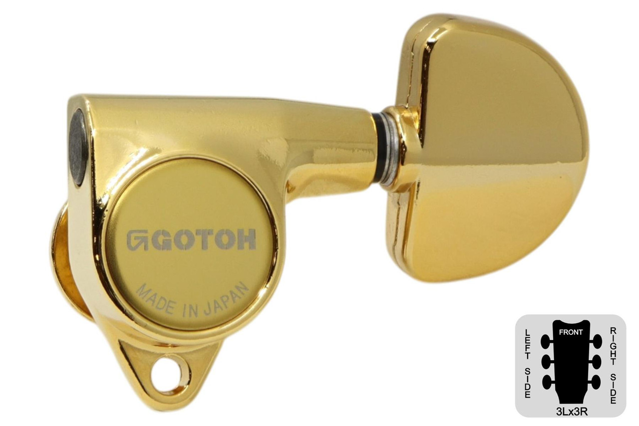 GOTOH SG301-20 Tuning Machine with Grover shaped buttons