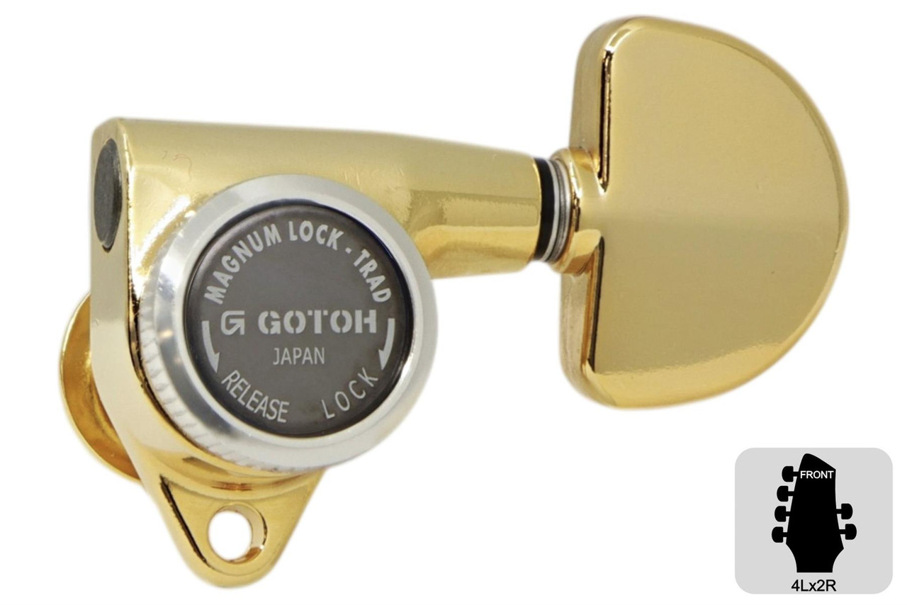 GOTOH SG301-20-MGT Locking Tuning Machines w/ Grover buttons