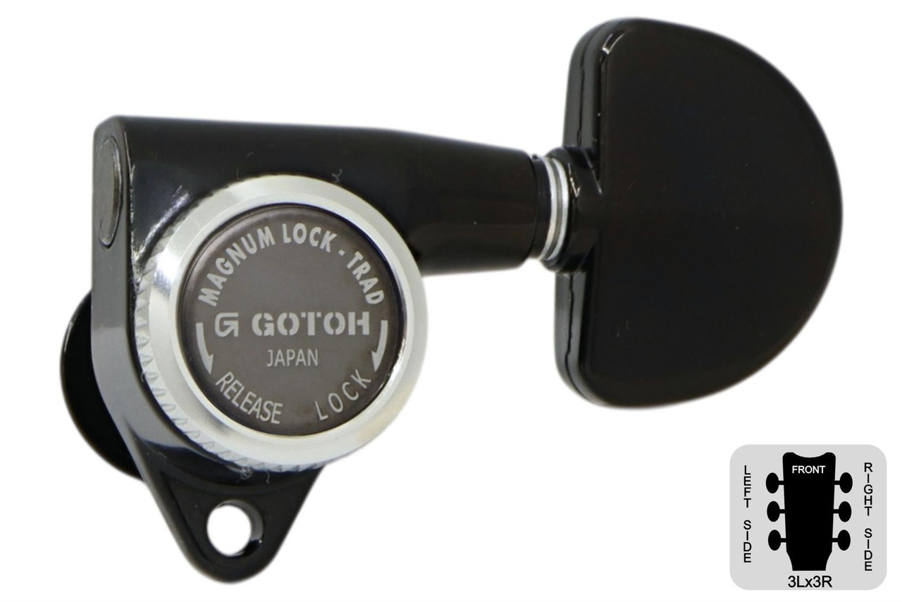 GOTOH SG301-20-MGT Locking Tuning Machines w/ Grover buttons