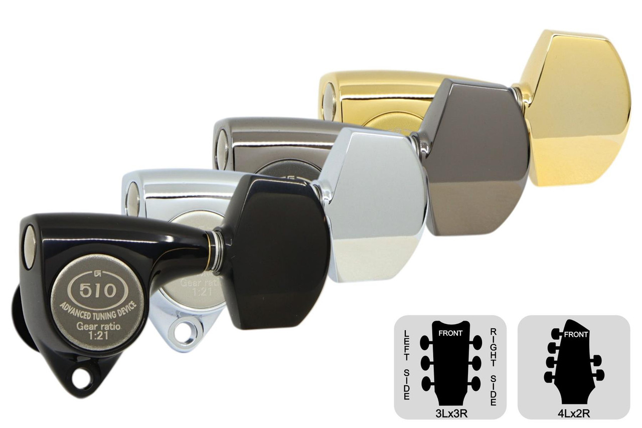 GOTOH SGV510Z-A01 Tuning Machine Midsize body-Large Knobs - Pre