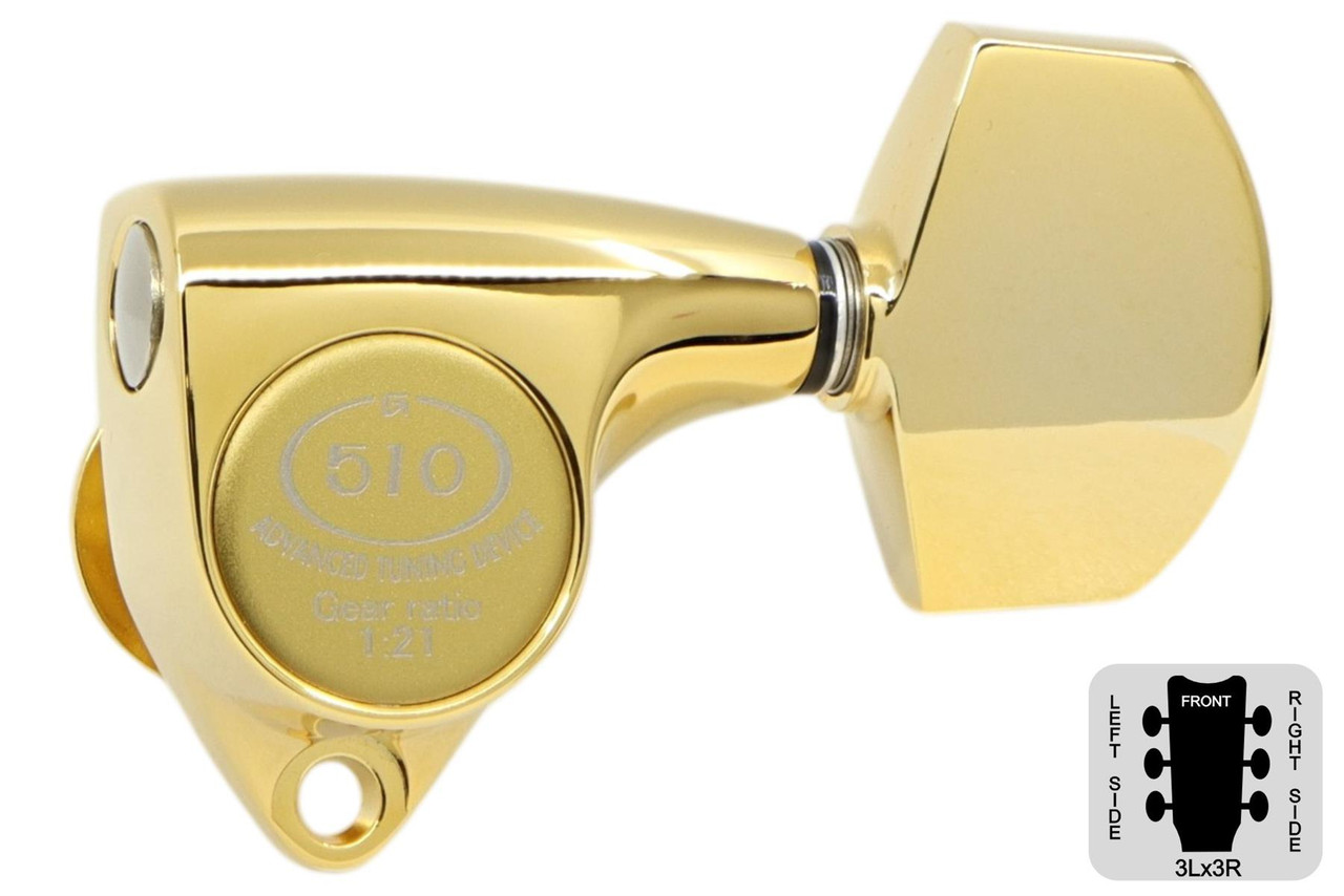 GOTOH SGV510Z-A01 Tuning Machine Midsize body-Large Knobs - Pre