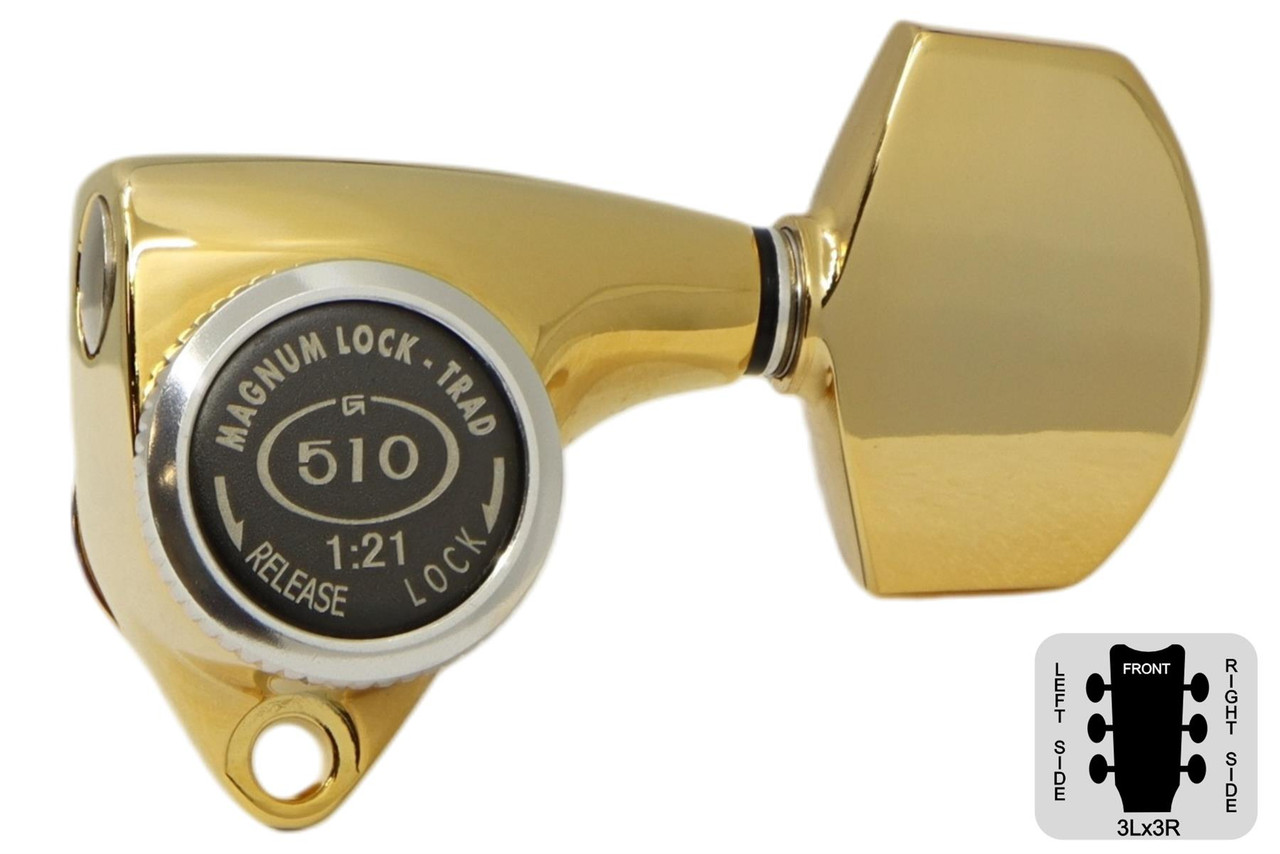 GOTOH SGV510Z-A01 Locking Tuning Machine Midsize-Large Knobs - Pre