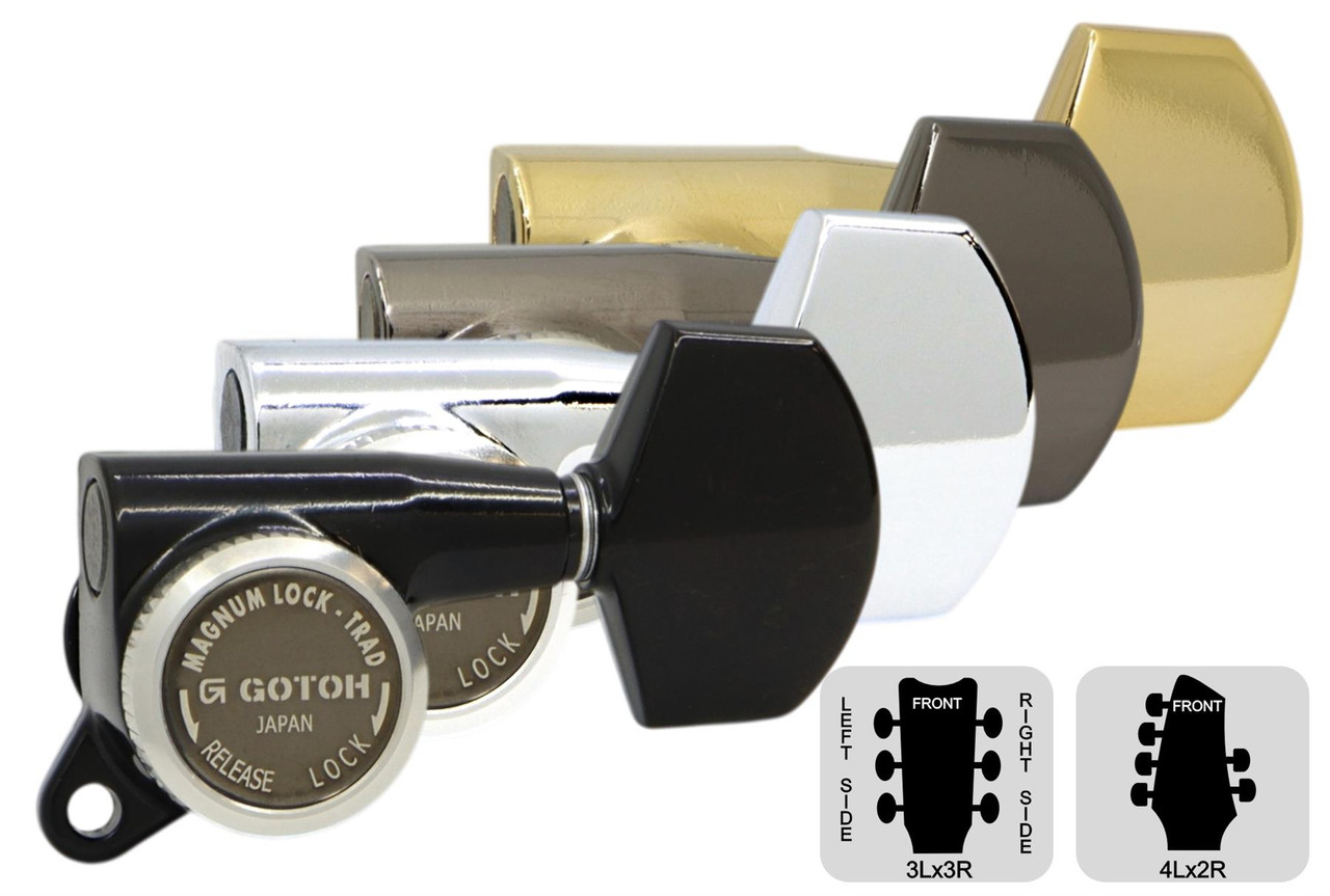 grass roots g-lp-49 (GOTOH SG381付属) GOTOH SG381 MGT - Locking Tuning Machine w/ Large Button - Pre