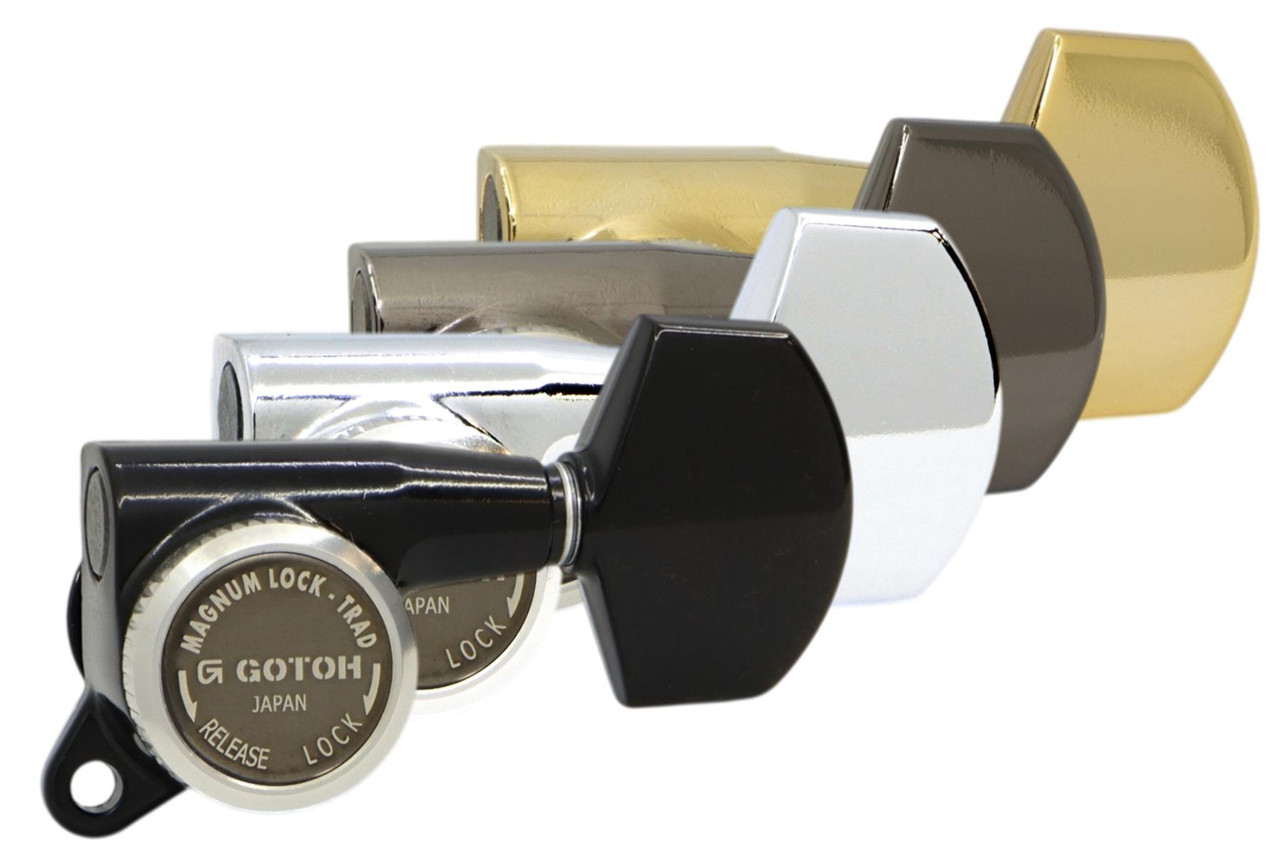 GOTOH SG381 Magnum Lock Trad - Locking Tuning Machine w/ Large