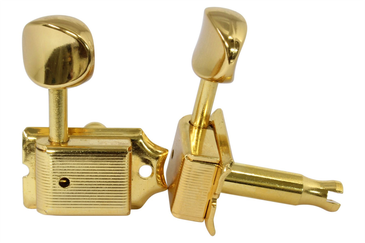 GOTOH SD91 guitar tuning machines with slotted posts 6-inline Gold