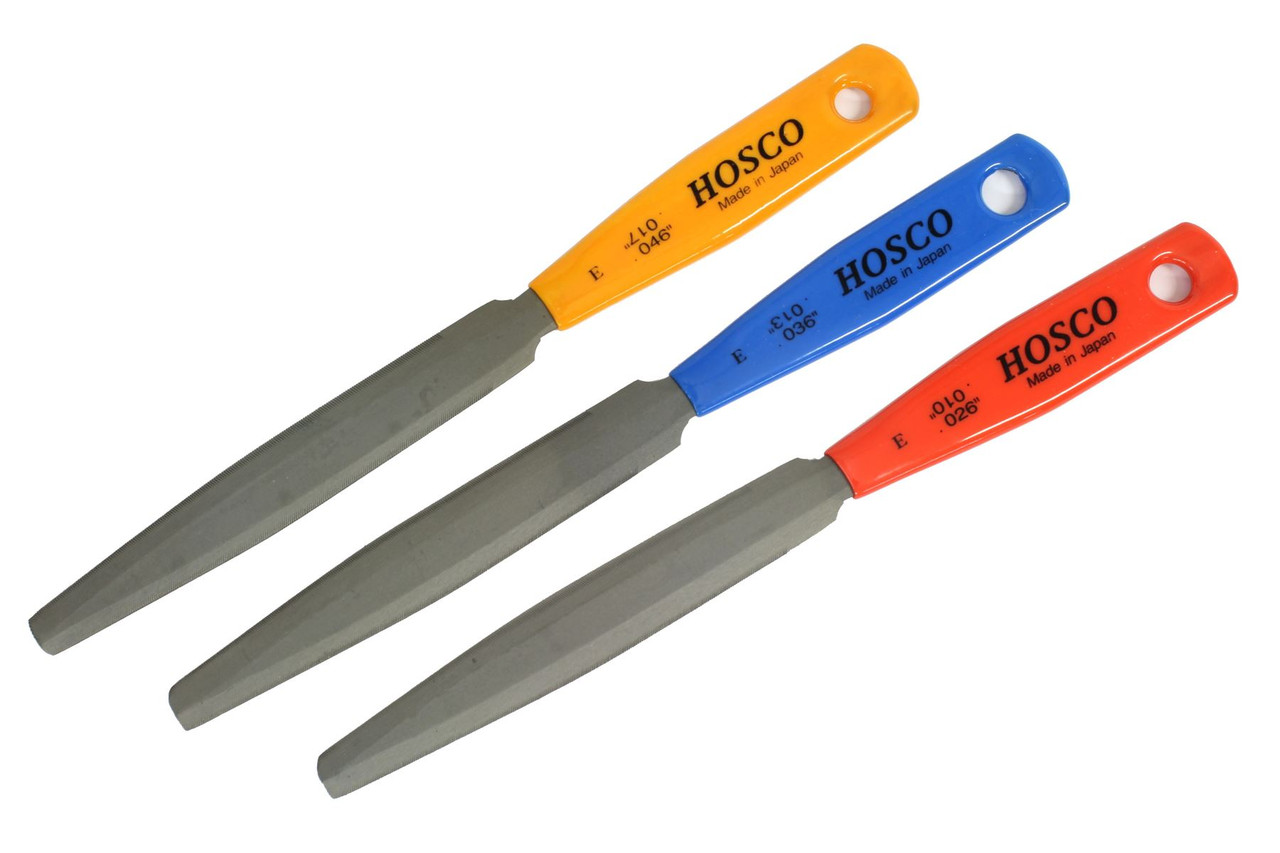 Tapered Electric Guitar Nut File Set, 3 files - Philadelphia