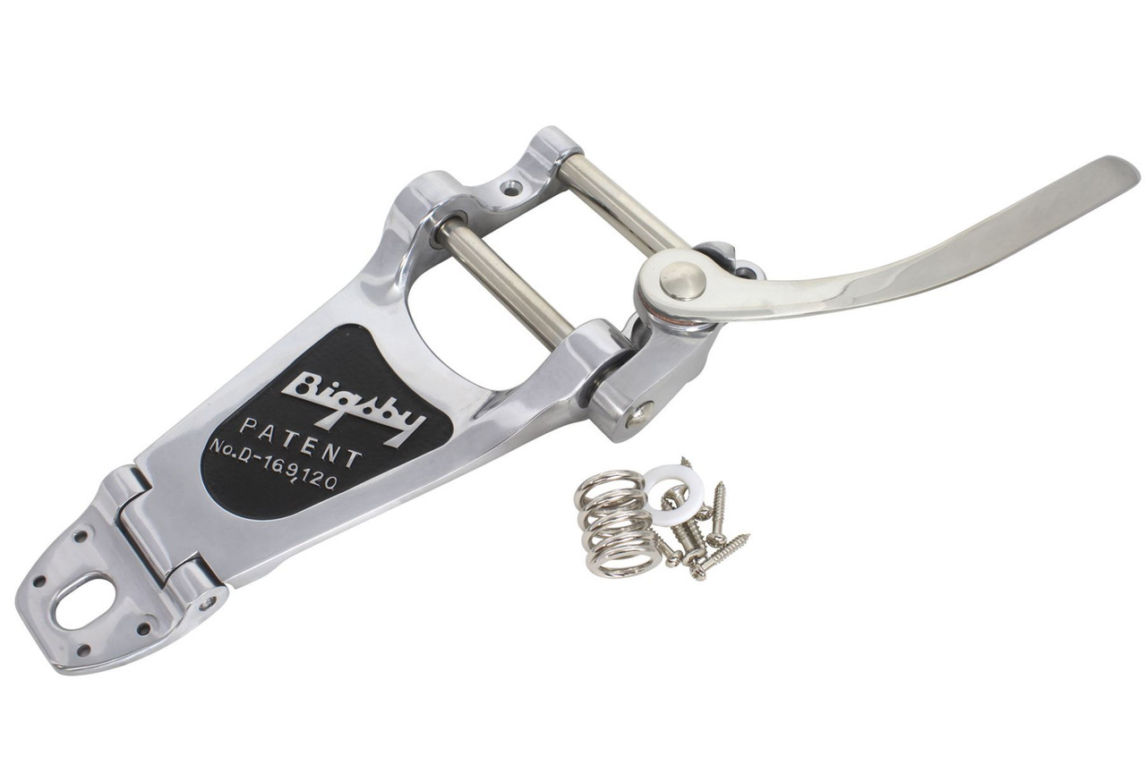 Bigsby B7 Vibrato Tremolo Tailpiece Polished Aluminum Finish, USA