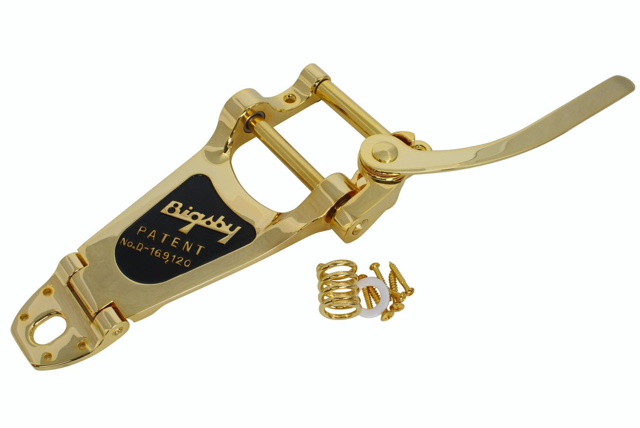 Bigsby B7 & Vibramate V7 -LP Vibrato Tremolo Tailpiece mounting kit Gold  plated