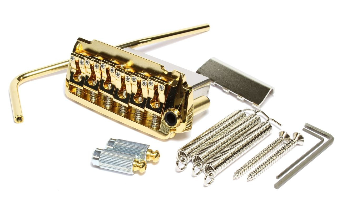 GOTOH EV510TS-BS Premium non-locking 2-Point Tremolo Bridge - Gold