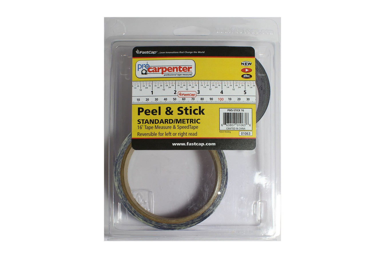 FastCap Standard/Metric Peel & Stick Measuring Tape for Luthier ...