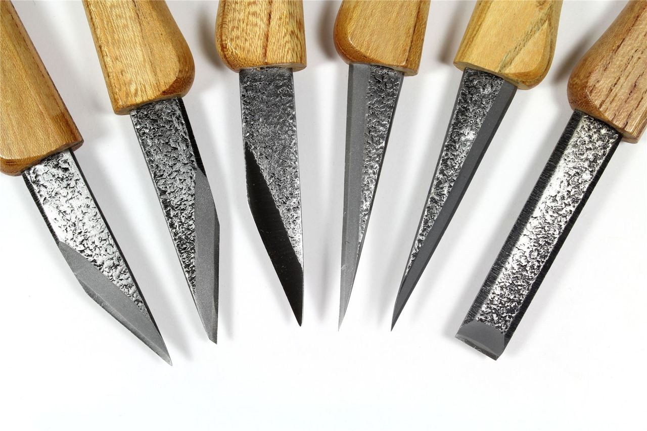 Hosco TL-I6S Kogatana Carving Knife Set of 6