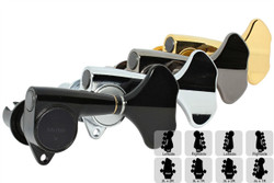Cast Open Gear 5L Black GOTOH GB11W Bass Tuning Machines Tuner 