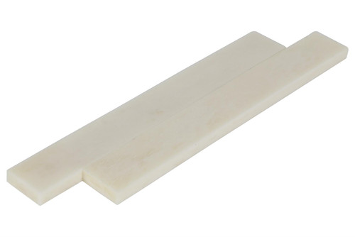 Bone Acoustic Guitar Saddle Blank Set of 2