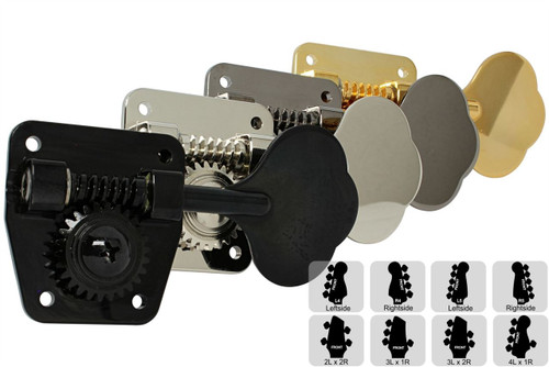 GOTOH GB2 Bass Tuning Machines Tuners - Preconfigured Sets