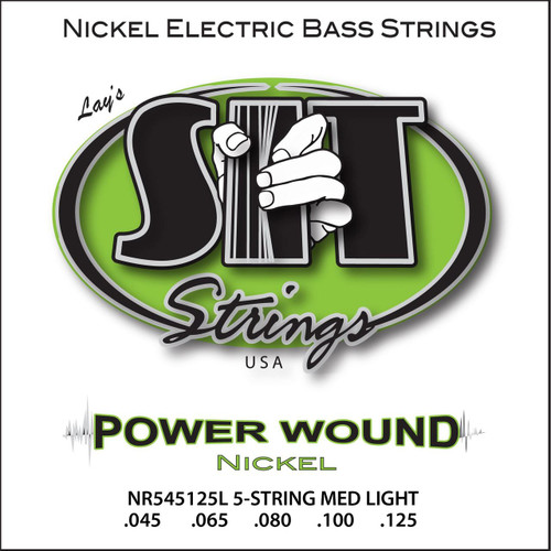 S.I.T. Strings NR545105L - Power Wound 5 String Bass Nickel Light (45-125)