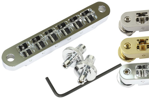 Pinnacle Machined Bell Brass Nashville TOM guitar bridge for