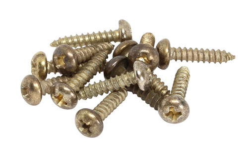 Brass plated "STEEL" Baseplate screws