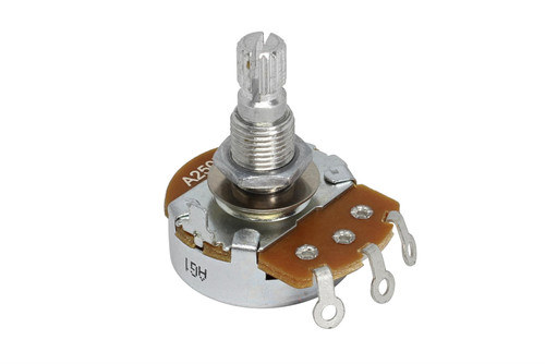 ALPHA A250K Audio Split Shaft Metric Coarse Spline Potentiometer