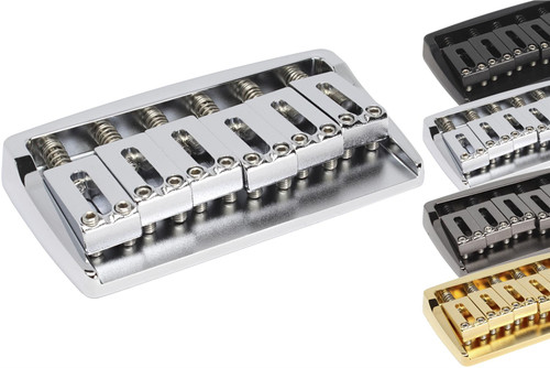 GOTOH GTC102 String Through Fixed Bridge w/ Steel Saddles