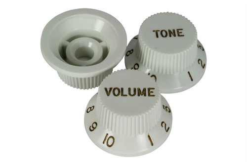 White Strat knobs