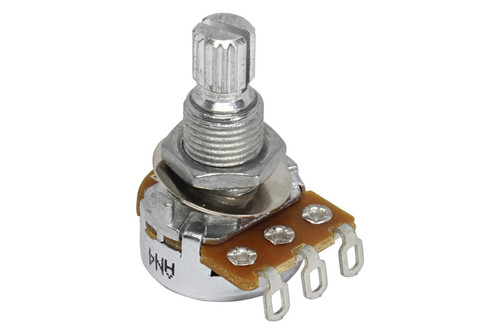 ALPHA Mini B250K Linear Split Shaft Metric Coarse Spline Potentiometer