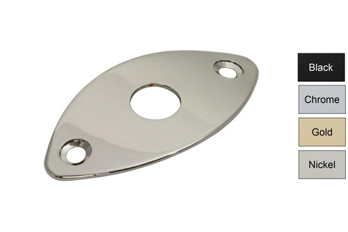 Curved Retangular Metal Jackplate - Philadelphia Luthier Tools