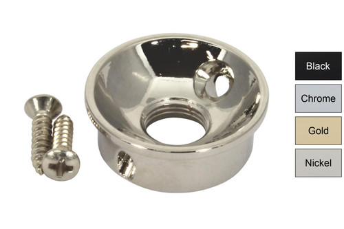Curved Retangular Metal Jackplate - Philadelphia Luthier Tools