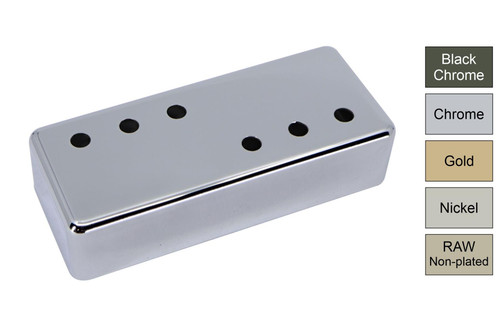 50mm - 3 x 3 Mini Humbucker Cover Nickel Silver