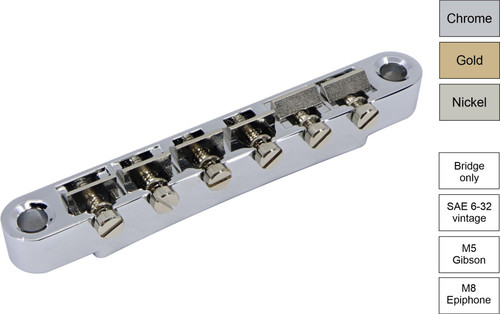 Pinnacle Locking Aluminum TOM Nashville Bridge, Ti Saddles