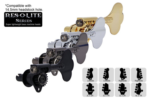 GOTOH GRL510C-12 Res-o-Lite Open Gear Bass Tuner Clover - Sold