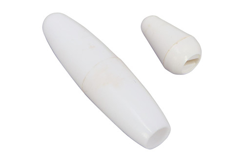 Hosco Relic 50's Strat Switch Tip & Trem Arm Cap - White