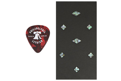 Fingerboard Slotted Diamond Inlay Set - Paua Abalone - 7 pcs
