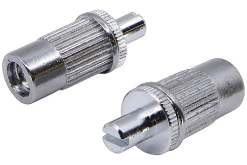 Metric M8 Bridge Posts/Anchors - Chrome