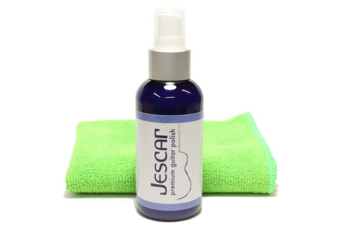 Jescar Premium Guitar Polish with microfiber cloth