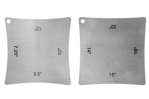 Guitar Radius Gauges. Set of 2. Guitar Radius Gauges. Set of 2.