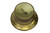 Bell Hat Knobs Gold with Smooth Gold Reflectors Import