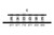 Alnico 2 Flat Top Rod Magnet Staggered Set .195" diameter