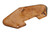 Telecaster bridge pickup baseplate - dull cyanide copper plated steel