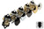 GOTOH SXN510V Open Back 3 x 3 Guitar Tuning Machines - Set