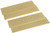 Dual Grit Mini Diamond Plate Grit 3 7/8" (100mm) x 1 3/16"" (30mm) - 1 pcs