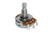 ALPHA A500K Audio Split Shaft Metric Coarse Spline Potentiometer