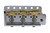 Strat/Tele - Trem Bridge w/ 1/4" Brass Saddles