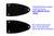 Blank Truss Rod Cover for Ibanez SR Bass or AG/AR/AS/AM guitars