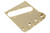 Vintage Tele Bigby Cut Bridge Plate w/ cut sides - no saddles