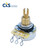 CTS/Hosco 25K 10% Tolerance Audio Split Shaft US Fine Spline Potentiometer